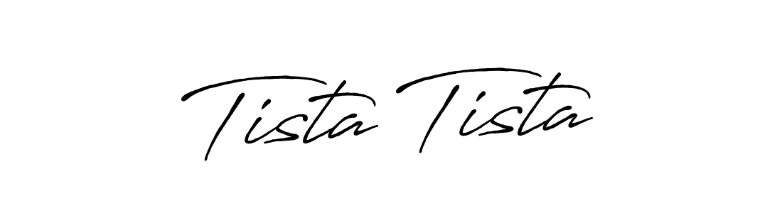 Design your own signature with our free online signature maker. With this signature software, you can create a handwritten (Antro_Vectra_Bolder) signature for name Tista Tista. Tista Tista signature style 7 images and pictures png