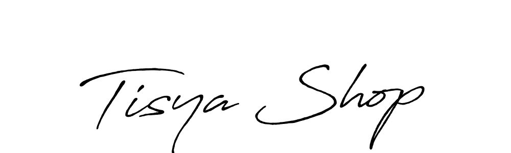 Once you've used our free online signature maker to create your best signature Antro_Vectra_Bolder style, it's time to enjoy all of the benefits that Tisya Shop name signing documents. Tisya Shop signature style 7 images and pictures png