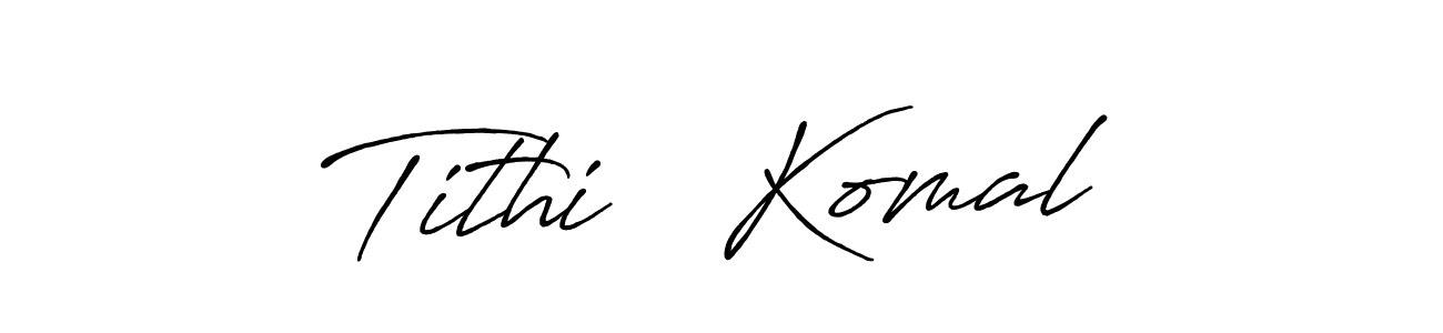 Check out images of Autograph of Tithi   Komal name. Actor Tithi   Komal Signature Style. Antro_Vectra_Bolder is a professional sign style online. Tithi   Komal signature style 7 images and pictures png