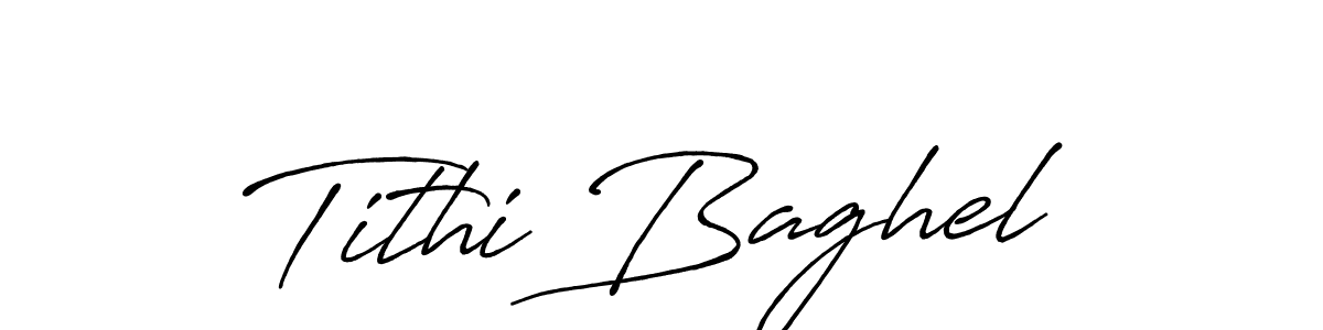 Make a beautiful signature design for name Tithi Baghel. Use this online signature maker to create a handwritten signature for free. Tithi Baghel signature style 7 images and pictures png