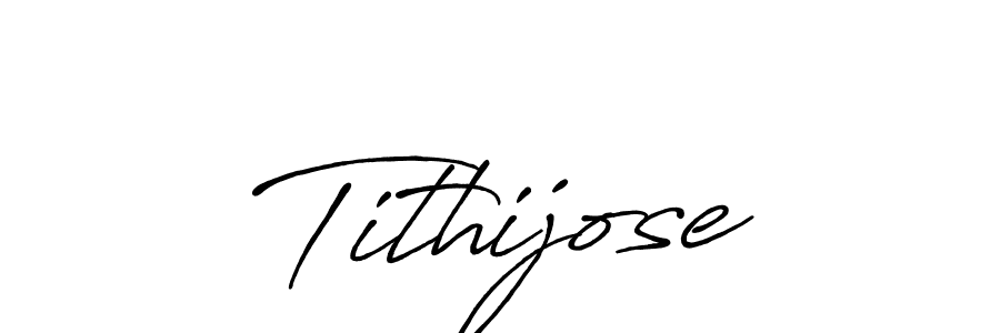 Also You can easily find your signature by using the search form. We will create Tithijose name handwritten signature images for you free of cost using Antro_Vectra_Bolder sign style. Tithijose signature style 7 images and pictures png