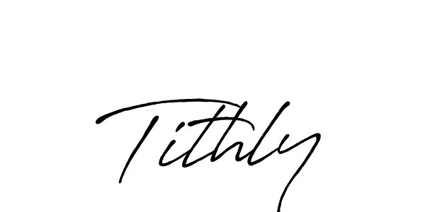 Once you've used our free online signature maker to create your best signature Antro_Vectra_Bolder style, it's time to enjoy all of the benefits that Tithly name signing documents. Tithly signature style 7 images and pictures png