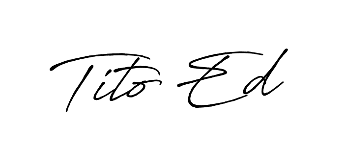 Here are the top 10 professional signature styles for the name Tito Ed. These are the best autograph styles you can use for your name. Tito Ed signature style 7 images and pictures png