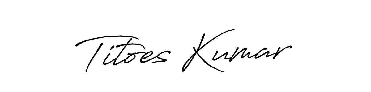 Make a short Titoes Kumar signature style. Manage your documents anywhere anytime using Antro_Vectra_Bolder. Create and add eSignatures, submit forms, share and send files easily. Titoes Kumar signature style 7 images and pictures png