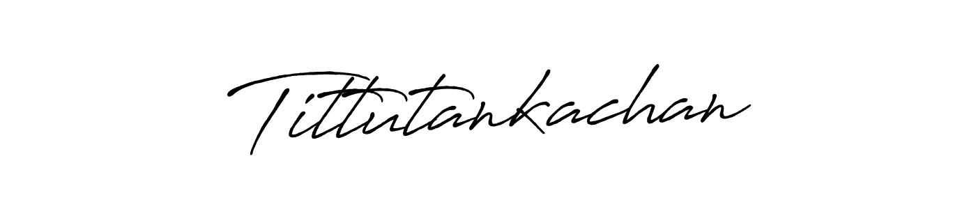 Similarly Antro_Vectra_Bolder is the best handwritten signature design. Signature creator online .You can use it as an online autograph creator for name Tittutankachan. Tittutankachan signature style 7 images and pictures png