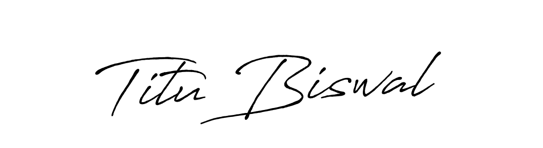 It looks lik you need a new signature style for name Titu Biswal. Design unique handwritten (Antro_Vectra_Bolder) signature with our free signature maker in just a few clicks. Titu Biswal signature style 7 images and pictures png