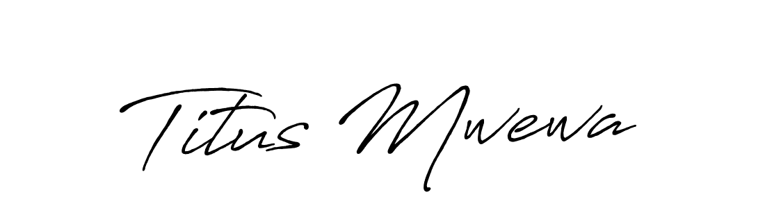 The best way (Antro_Vectra_Bolder) to make a short signature is to pick only two or three words in your name. The name Titus Mwewa include a total of six letters. For converting this name. Titus Mwewa signature style 7 images and pictures png