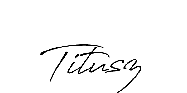You can use this online signature creator to create a handwritten signature for the name Titusz. This is the best online autograph maker. Titusz signature style 7 images and pictures png