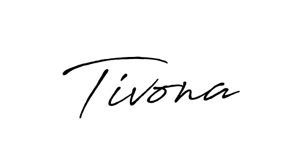 Make a beautiful signature design for name Tivona. With this signature (Antro_Vectra_Bolder) style, you can create a handwritten signature for free. Tivona signature style 7 images and pictures png