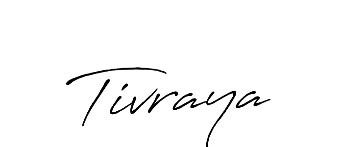 How to make Tivraya signature? Antro_Vectra_Bolder is a professional autograph style. Create handwritten signature for Tivraya name. Tivraya signature style 7 images and pictures png