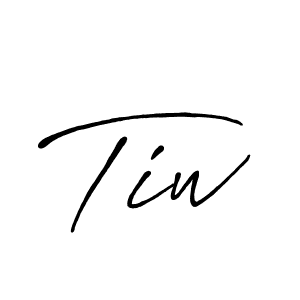 Also You can easily find your signature by using the search form. We will create Tiw name handwritten signature images for you free of cost using Antro_Vectra_Bolder sign style. Tiw signature style 7 images and pictures png