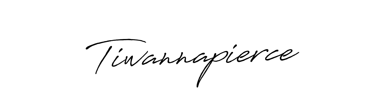 How to make Tiwannapierce name signature. Use Antro_Vectra_Bolder style for creating short signs online. This is the latest handwritten sign. Tiwannapierce signature style 7 images and pictures png