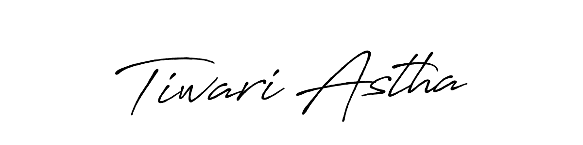 Tiwari Astha stylish signature style. Best Handwritten Sign (Antro_Vectra_Bolder) for my name. Handwritten Signature Collection Ideas for my name Tiwari Astha. Tiwari Astha signature style 7 images and pictures png