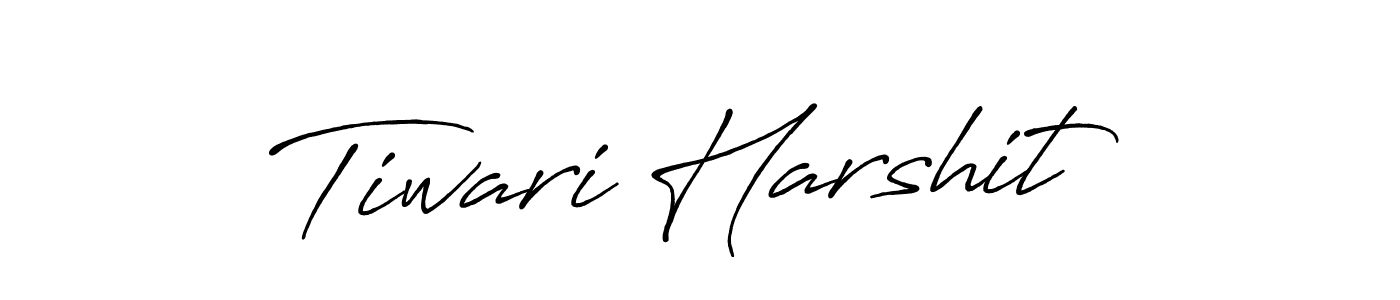 You should practise on your own different ways (Antro_Vectra_Bolder) to write your name (Tiwari Harshit) in signature. don't let someone else do it for you. Tiwari Harshit signature style 7 images and pictures png