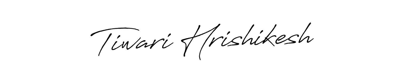 Make a beautiful signature design for name Tiwari Hrishikesh. Use this online signature maker to create a handwritten signature for free. Tiwari Hrishikesh signature style 7 images and pictures png