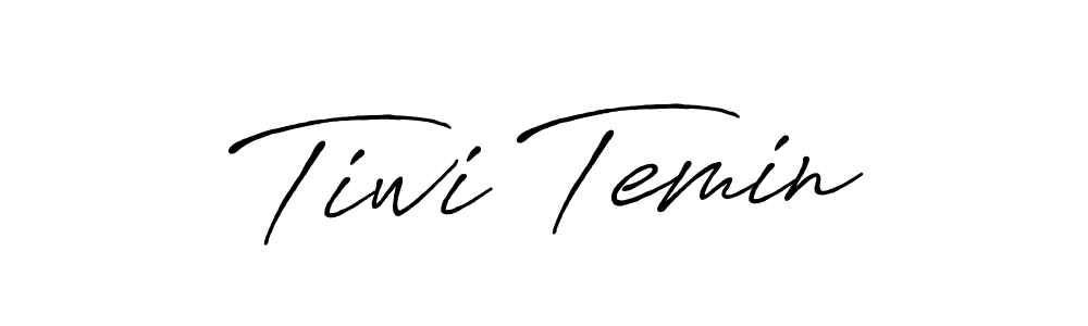 It looks lik you need a new signature style for name Tiwi Temin. Design unique handwritten (Antro_Vectra_Bolder) signature with our free signature maker in just a few clicks. Tiwi Temin signature style 7 images and pictures png