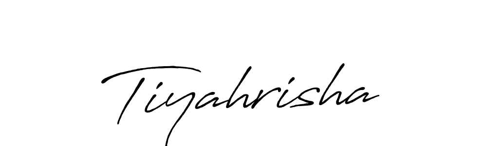Tiyahrisha stylish signature style. Best Handwritten Sign (Antro_Vectra_Bolder) for my name. Handwritten Signature Collection Ideas for my name Tiyahrisha. Tiyahrisha signature style 7 images and pictures png
