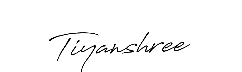 Also we have Tiyanshree name is the best signature style. Create professional handwritten signature collection using Antro_Vectra_Bolder autograph style. Tiyanshree signature style 7 images and pictures png