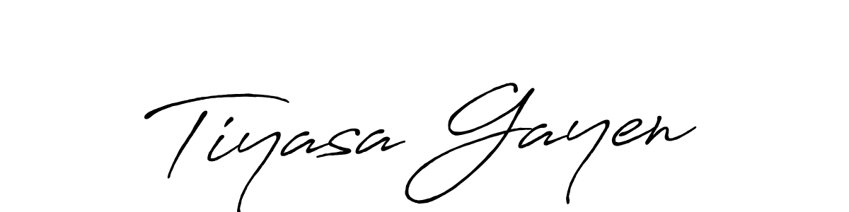 Make a beautiful signature design for name Tiyasa Gayen. Use this online signature maker to create a handwritten signature for free. Tiyasa Gayen signature style 7 images and pictures png