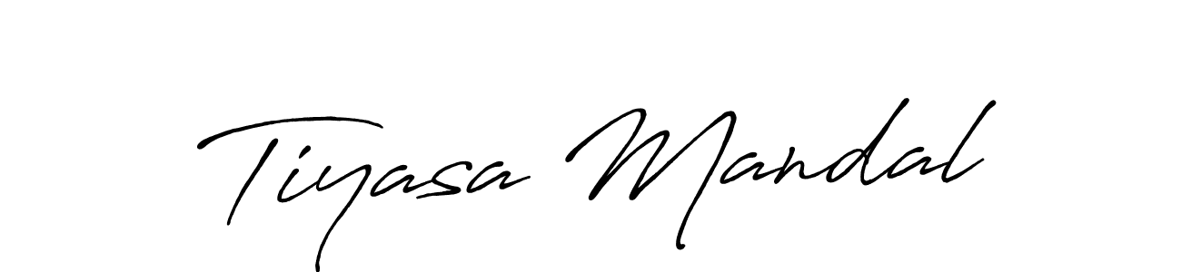 Also we have Tiyasa Mandal name is the best signature style. Create professional handwritten signature collection using Antro_Vectra_Bolder autograph style. Tiyasa Mandal signature style 7 images and pictures png