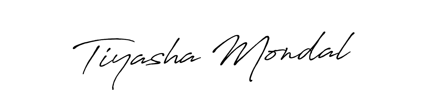 Also You can easily find your signature by using the search form. We will create Tiyasha Mondal name handwritten signature images for you free of cost using Antro_Vectra_Bolder sign style. Tiyasha Mondal signature style 7 images and pictures png