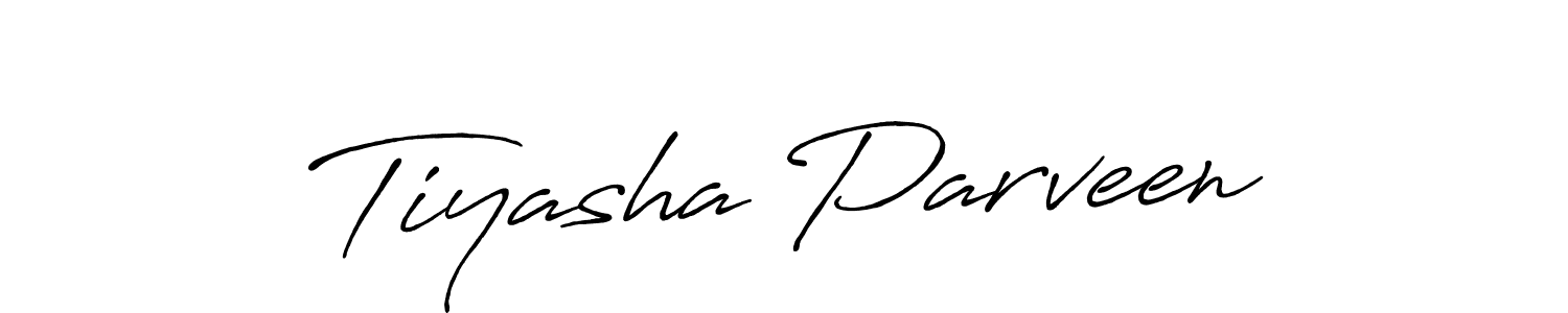 Make a beautiful signature design for name Tiyasha Parveen. Use this online signature maker to create a handwritten signature for free. Tiyasha Parveen signature style 7 images and pictures png