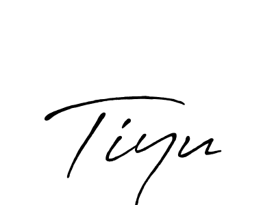 Use a signature maker to create a handwritten signature online. With this signature software, you can design (Antro_Vectra_Bolder) your own signature for name Tiyu. Tiyu signature style 7 images and pictures png
