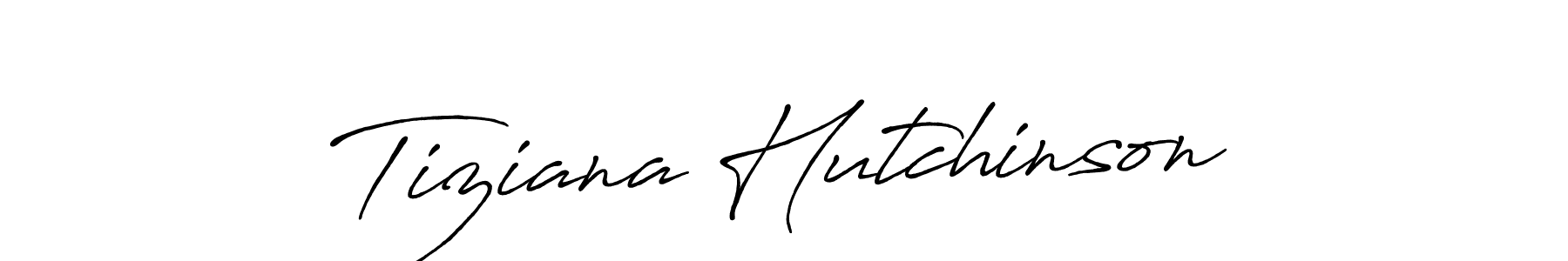 Use a signature maker to create a handwritten signature online. With this signature software, you can design (Antro_Vectra_Bolder) your own signature for name Tiziana Hutchinson. Tiziana Hutchinson signature style 7 images and pictures png