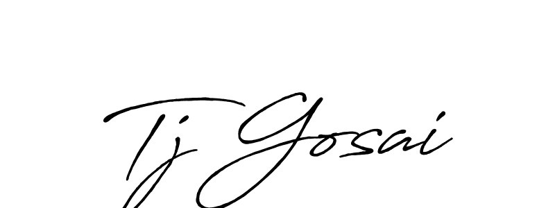 You should practise on your own different ways (Antro_Vectra_Bolder) to write your name (Tj Gosai) in signature. don't let someone else do it for you. Tj Gosai signature style 7 images and pictures png