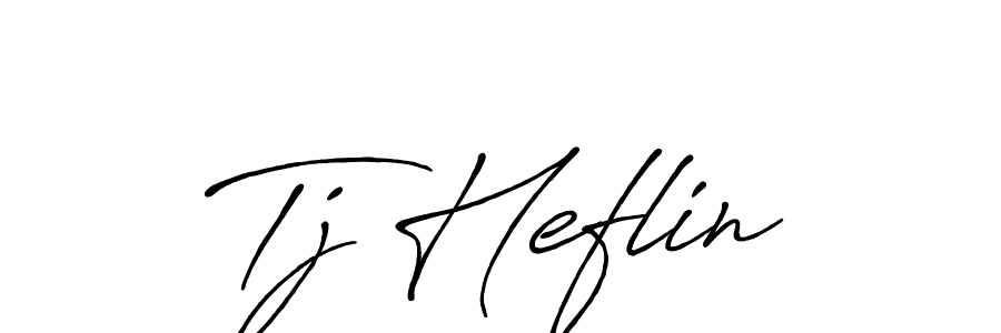 Also we have Tj Heflin name is the best signature style. Create professional handwritten signature collection using Antro_Vectra_Bolder autograph style. Tj Heflin signature style 7 images and pictures png