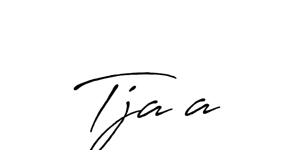 Design your own signature with our free online signature maker. With this signature software, you can create a handwritten (Antro_Vectra_Bolder) signature for name Tjaša. Tjaša signature style 7 images and pictures png