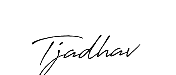 Similarly Antro_Vectra_Bolder is the best handwritten signature design. Signature creator online .You can use it as an online autograph creator for name Tjadhav. Tjadhav signature style 7 images and pictures png