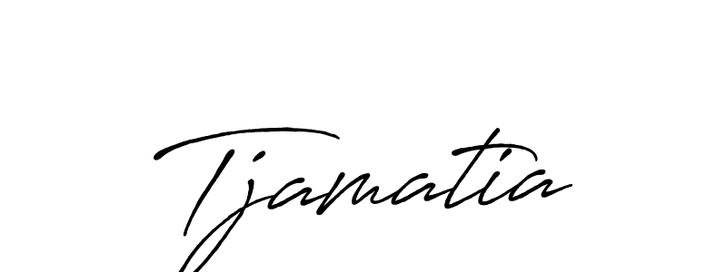 Once you've used our free online signature maker to create your best signature Antro_Vectra_Bolder style, it's time to enjoy all of the benefits that Tjamatia name signing documents. Tjamatia signature style 7 images and pictures png