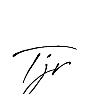 if you are searching for the best signature style for your name Tjr. so please give up your signature search. here we have designed multiple signature styles  using Antro_Vectra_Bolder. Tjr signature style 7 images and pictures png
