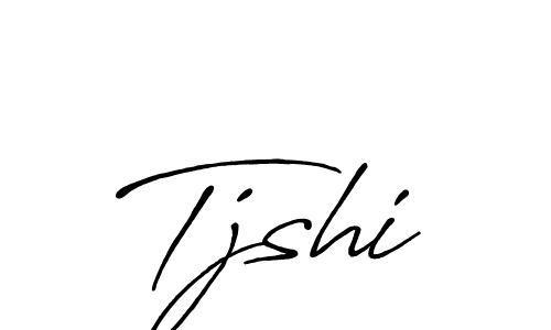 Use a signature maker to create a handwritten signature online. With this signature software, you can design (Antro_Vectra_Bolder) your own signature for name Tjshi. Tjshi signature style 7 images and pictures png