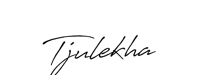 Also we have Tjulekha name is the best signature style. Create professional handwritten signature collection using Antro_Vectra_Bolder autograph style. Tjulekha signature style 7 images and pictures png