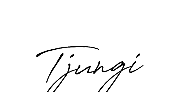 Design your own signature with our free online signature maker. With this signature software, you can create a handwritten (Antro_Vectra_Bolder) signature for name Tjungi. Tjungi signature style 7 images and pictures png