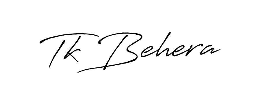 Also we have Tk Behera name is the best signature style. Create professional handwritten signature collection using Antro_Vectra_Bolder autograph style. Tk Behera signature style 7 images and pictures png