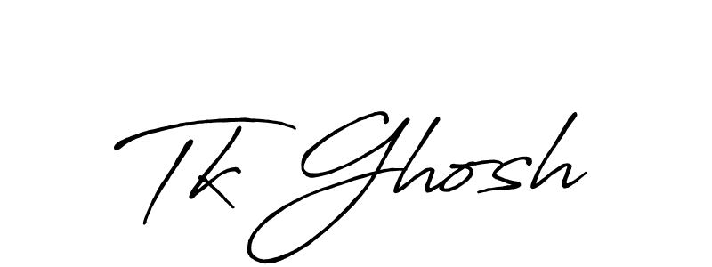 Make a beautiful signature design for name Tk Ghosh. Use this online signature maker to create a handwritten signature for free. Tk Ghosh signature style 7 images and pictures png