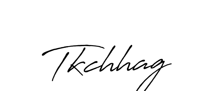 How to make Tkchhag name signature. Use Antro_Vectra_Bolder style for creating short signs online. This is the latest handwritten sign. Tkchhag signature style 7 images and pictures png