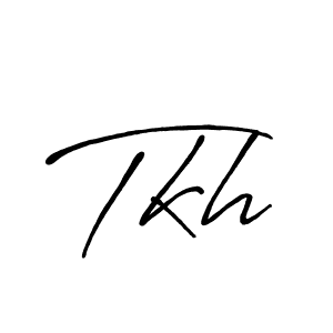 Similarly Antro_Vectra_Bolder is the best handwritten signature design. Signature creator online .You can use it as an online autograph creator for name Tkh. Tkh signature style 7 images and pictures png