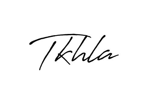 Create a beautiful signature design for name Tkhla. With this signature (Antro_Vectra_Bolder) fonts, you can make a handwritten signature for free. Tkhla signature style 7 images and pictures png