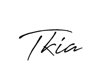 Design your own signature with our free online signature maker. With this signature software, you can create a handwritten (Antro_Vectra_Bolder) signature for name Tkia. Tkia signature style 7 images and pictures png