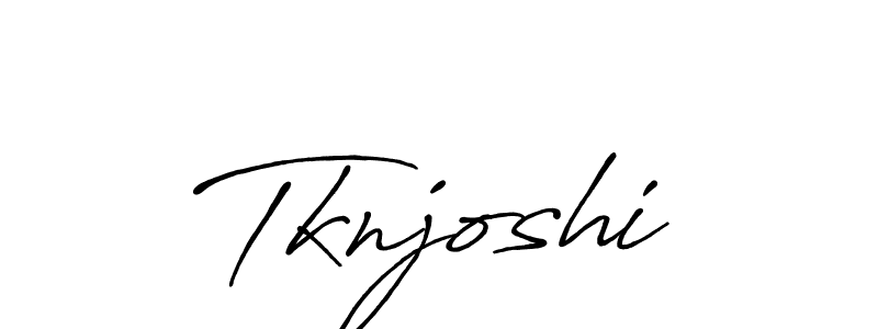 The best way (Antro_Vectra_Bolder) to make a short signature is to pick only two or three words in your name. The name Tknjoshi include a total of six letters. For converting this name. Tknjoshi signature style 7 images and pictures png