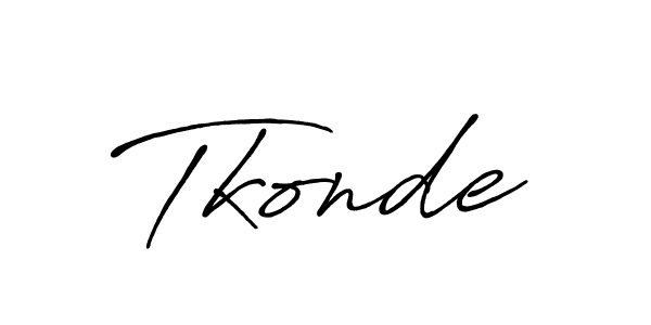 Create a beautiful signature design for name Tkonde. With this signature (Antro_Vectra_Bolder) fonts, you can make a handwritten signature for free. Tkonde signature style 7 images and pictures png