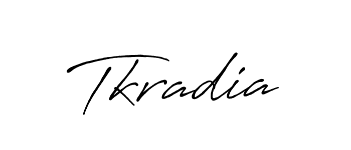 Antro_Vectra_Bolder is a professional signature style that is perfect for those who want to add a touch of class to their signature. It is also a great choice for those who want to make their signature more unique. Get Tkradia name to fancy signature for free. Tkradia signature style 7 images and pictures png