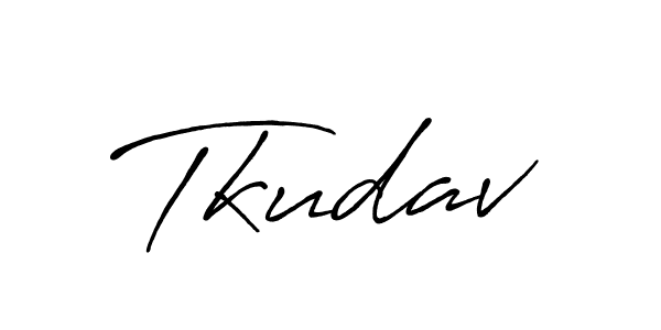 How to make Tkudav name signature. Use Antro_Vectra_Bolder style for creating short signs online. This is the latest handwritten sign. Tkudav signature style 7 images and pictures png