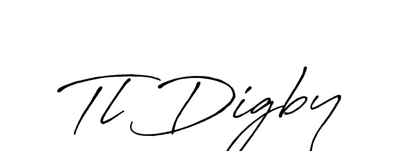 Make a short Tl Digby signature style. Manage your documents anywhere anytime using Antro_Vectra_Bolder. Create and add eSignatures, submit forms, share and send files easily. Tl Digby signature style 7 images and pictures png