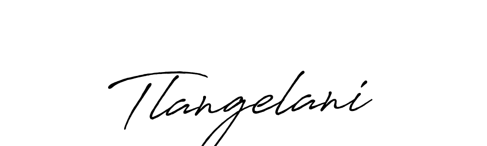 Similarly Antro_Vectra_Bolder is the best handwritten signature design. Signature creator online .You can use it as an online autograph creator for name Tlangelani. Tlangelani signature style 7 images and pictures png