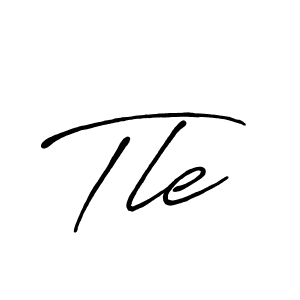 Also You can easily find your signature by using the search form. We will create Tle name handwritten signature images for you free of cost using Antro_Vectra_Bolder sign style. Tle signature style 7 images and pictures png